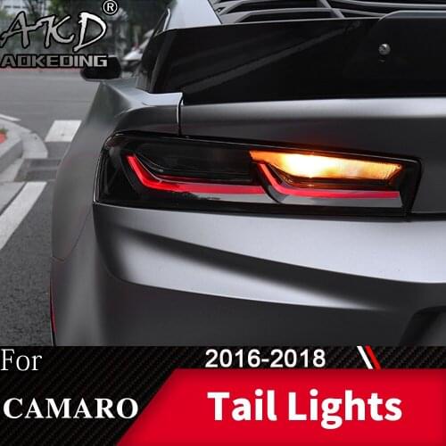 For Car Chevrolet Camaro Tail Lamp 2015-2019 LED Fog Lights Day Running Light DRL Tuning Car Accessories Camaro Tail Lights