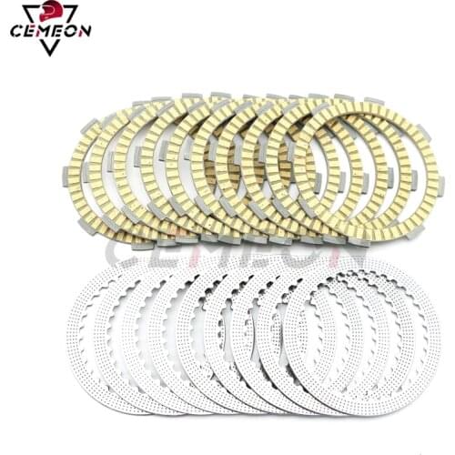 Honda VFR400 NC24 NC30 RVF400 NC35 motorcycle engine parts friction clutch plate pressure plate and steel plate kit