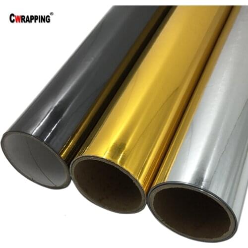 3Colors Mirror Chrome Electroplate Vinyl Film Car Wrapping Foil Decal Car Motorcycle Decoration Sticker Automobiles Accessories