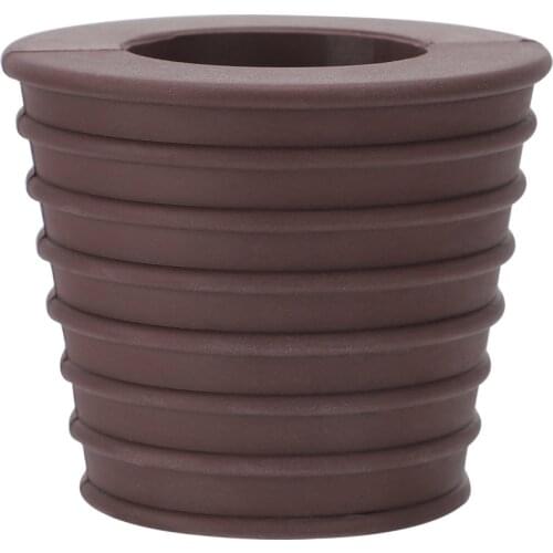 Umbrella Cone Wedge UV Protection Parasol Brown High-density Rubber Seamless Connection Terrace Table Hole