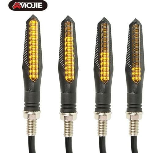 2/4PCS Universal Motorcycle Turn Signals Light Led Indicators Blinker Flasher Flashing Stop Signal for Motorcycle Moto Motorbike