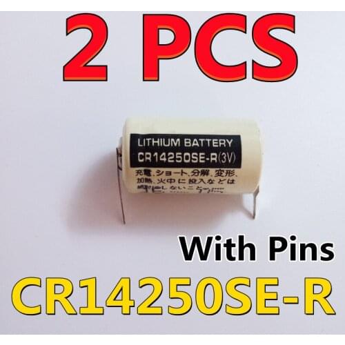 2PCS Original NEW For FDK CR14250SE-R 1/2AA For SANYO CR14250 3V 1200mAh Lithium Battery With Pins