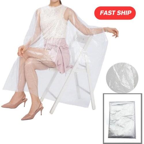 50pcs Disposable Hairdressing Cape Salon Cloth Hair Cutting Capes Hairdressing Cape Barber Salon Capas Hairdresser Apron Wrap