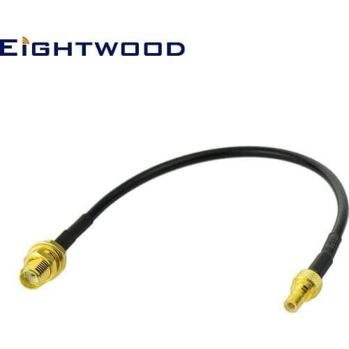 Eightwood SMA Female to SMB Jack Male Pin RG174 15cm for Car Satellite SIRIUS XM DAB Radio GSM GPS Antenna Aerial Adapter Cable