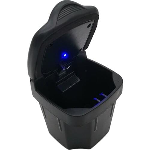 Car Ashtray Portable With Lid Ash Boxes Black for Suzuki Swift Vitara Alto SX4 2010-2016