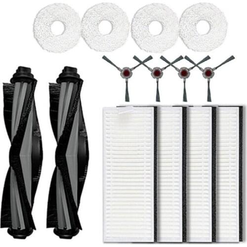 Roller Main Brush for ECOVACS N9+ Robot Vacuum Cleaner Sweeping Mopping Pad Mops Rags Hepa Filter Side Brushes Parts