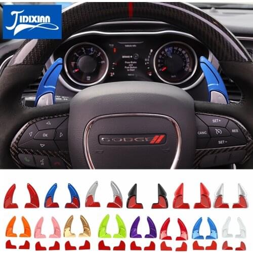 MOAPI Car Steering Wheel Shift Paddles Decoration Accessories for Dodge Challenger 2015+ for Charger 2015+ for Durango 2014