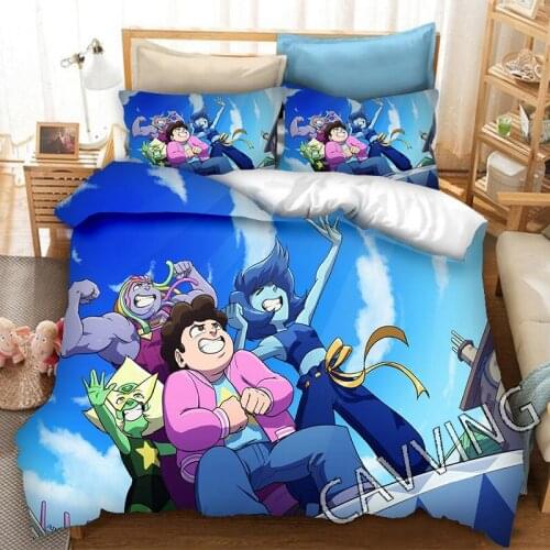 Steven Universe 3D Printed Bedding Set Duvet Covers & Pillow Cases Comforter Bedding Set Bed Linen( US Sizes/EU Sizes/AU Sizes)