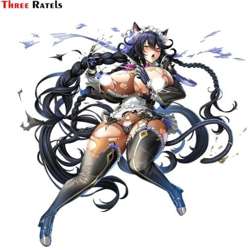 Cool F353 Hentai Uniform Animal Ears Areola Bodysuit For Last Origin Car Accessories Luggage Skateboard Phone Stickers