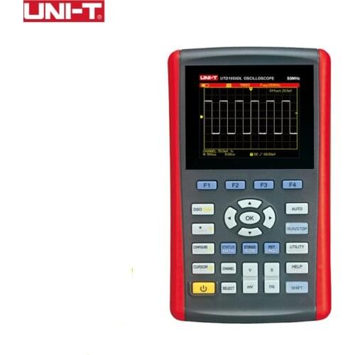 UNI-T UTD1050DL Handheld Digital Storage Oscilloscopes 2CH Scopemeter Scope meter 7 inches widescreen LCD displays USB Interface