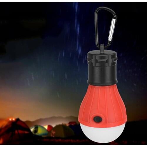 Mini Portable Tent Light LED Bulb Emergency Lamp Waterproof Hanging Hook Camping Flashlight GQ