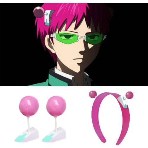 Cosplay Anime Headwear Saiki Kusuo No Sai-nan Hairpin Cosplay Saiki Kusuo Hair Clip Hair Band Hair Accessories Halloween Prop