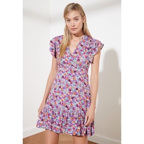 Trendyol Flounces Dress TWOSS21EL0272