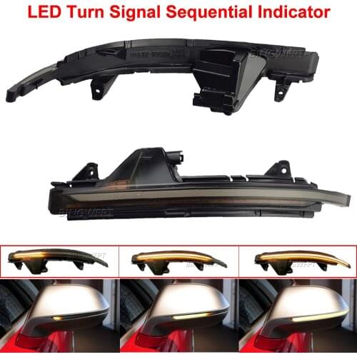 Rearview Mirror Turn Signal Light For Audi A7 S7 RS7 LED Dynamic Sequential Indicator Blinker 2011 2012 2013 2014 2015 2016 2017