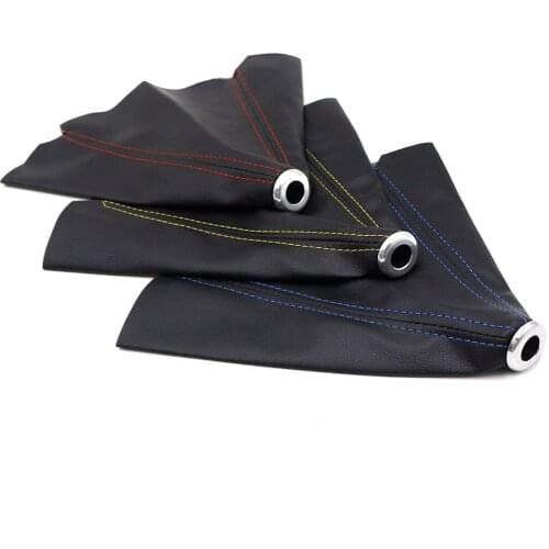 Universal PVC Leather Short Shifter Collars Car Gear Shift Knob Shifter Boot Cover Gear Manual Gaiter Boot JG-SC03
