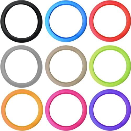 Universal Elastic Anti-slip Soft Silicone Car Washable Silicone Steering Wheel Cover