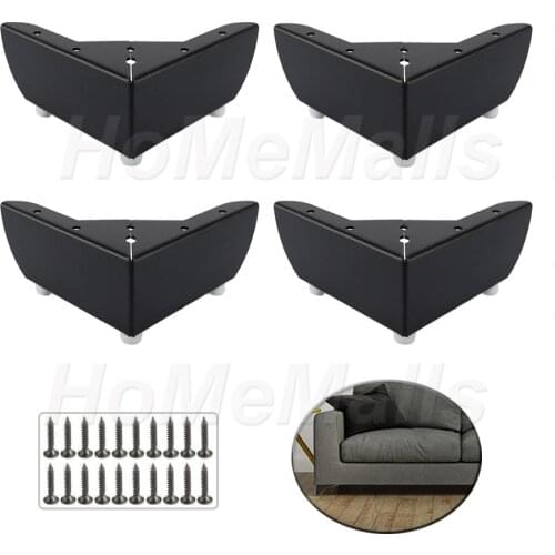 1/2/4 Pieces of Modern Furniture Sofa Legs Cabinet Table Legs Sofa Coffee Table TV Stool Furniture Legs with Mounting Screws