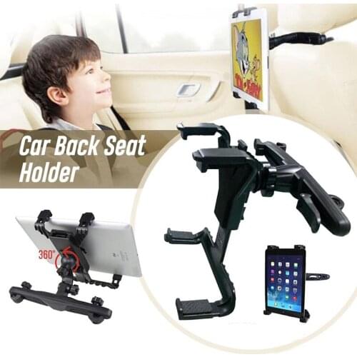 10pcs Car Back Seat Holder 360 Degree Rotation Bracket Clip For iPad Air 1 2 Pro New 2017 9.7 10.5 Mini GPS Tablet PC Retailbox