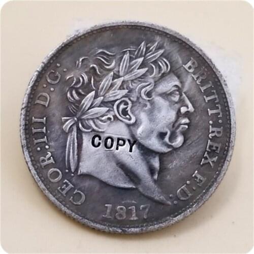 1817 United Kingdom 1 Shilling - George III COPY COIN