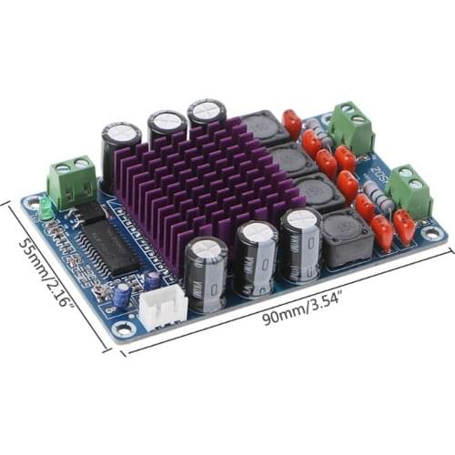 50W+50W Dual Channel Class TK2050 T HIFI Stereo Digital Amplifier Board