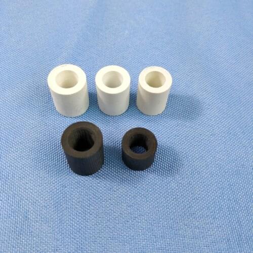 6pcs black/white color 5sizes optional fibre Billiards Pool cue ferrules Chinese black 8 ball arm cue ferrules accessories