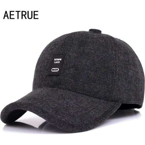 AETRUE Men's Warm Baseball Caps