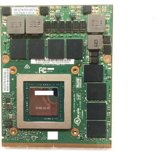 CN-0H99YY 0H99YY H99YY Quadro M3000M 4GB GDDR5 MXM 3.0b Video Card N16E-Q1-A1 for Precision 7710 M6800 Laptop
