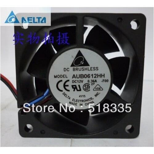 For delta 6025 12V 0.36A 3-wire AUB0612HH Server Inverter Cooling fan