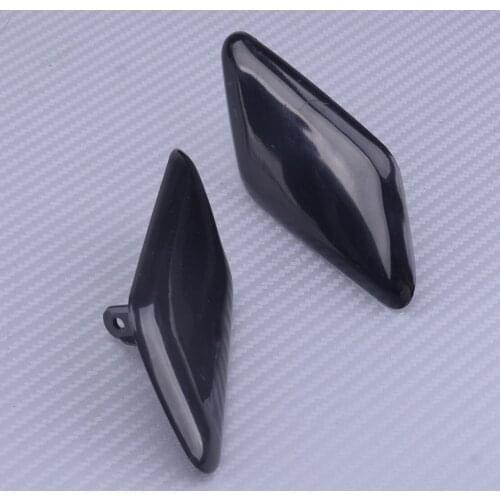 DWCX 1 Pair Front Car Headlight Washer Nozzle Cover Cap 39863927 39863944 Fit For Volvo C30 2010 2011 2012 2013