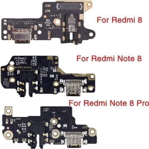 10pcs/lot Bottom USB Charger Port Connector Flex For Xiaomi Redmi Note 8 Pro Dock Charging Flex Cable Replacement