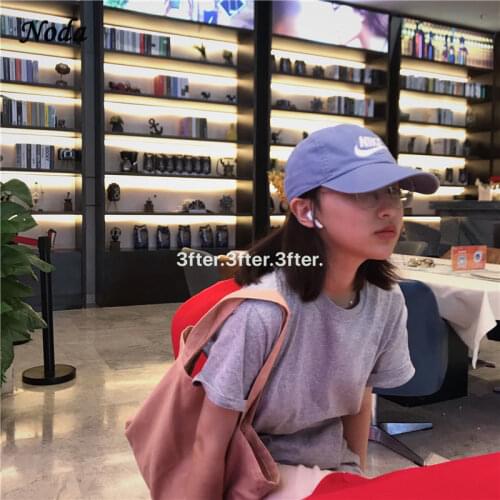 Bag Female Ins Canvas Bag Female Student Version Large-capacity Shoulder Bag Simple All-match Tote Bag