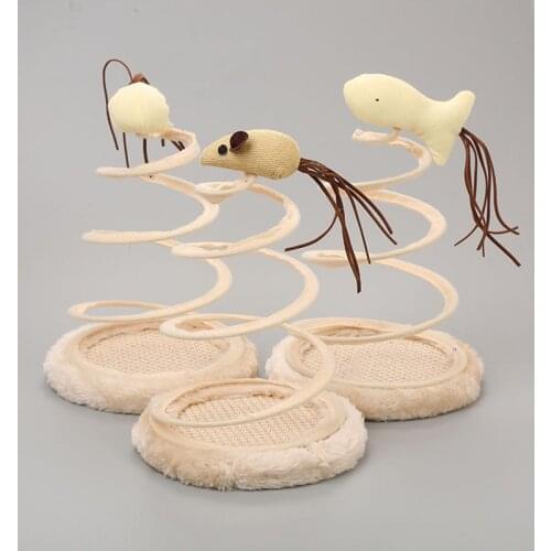 Cat Toy Spring-Loaded Cats Teaser Interactive Fluff Pet Accessories Игрушки Для Кошек Mascotas Fidget Pets Toys Supplies 고양이