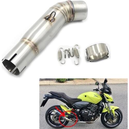 Motorcycle Exhaust Pipe Escape Modified Middle Link Pipe Muffler Slip On For Honda CB600F CB 600F Hornet 2007- 2013 Hornet 600