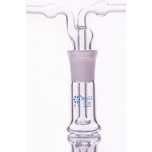 Monteggia gas washing bottle ,Capacity 10ml,Lab Glass Gas Washing Bottle muencks,Shisha hookah