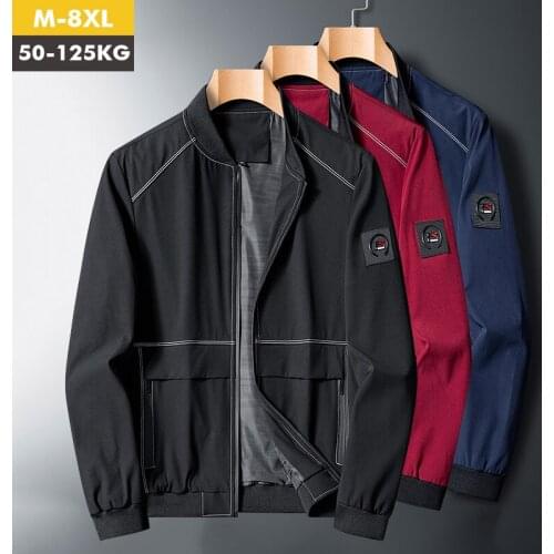 Men Bomber Jacket Slim Military Aurumn Winter Men Outerwear Casual Long Sleeve Jackes and Coats Mens Clothing Plus 8XL