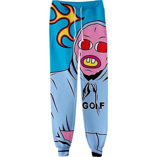 Tyler The Creator sweatpants Golf Fire Flame Skateboard Jogger pants Men Women Print 3d Track pants fashion Harajuku Trousers