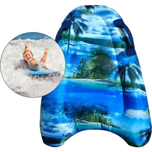 Outdoor Inflatable Surfboard Buoy Kickboard Kids Safe Sea Surfing Board Swimming Pool Beach Floating Mat Pad Float