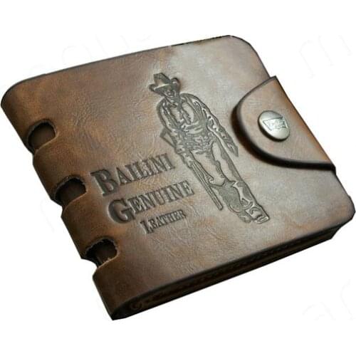 Мужские кожаные кошельки NINEFOX China At AliExpress