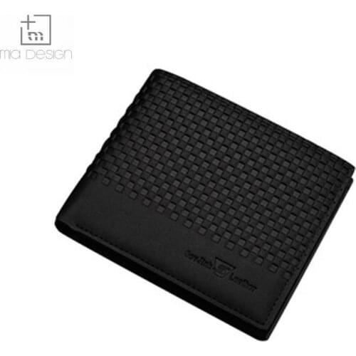 New Hot selling mens high-end knitting and splicing wallet horizontal wallet and vertical Wallet