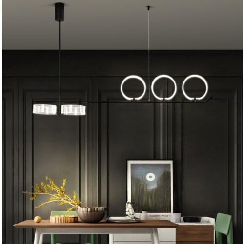 Modern LED novelty bar chandelier Nordic restaurant and bar chandelier ceilingsimple home living room chandelier lighting