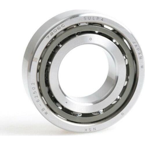 NSK Brand 1Pcs 7207C B7207C T P4 DT 35x72x17 Angular Contact Bearings Speed Spindle Bearings CNC DT Configuration ABEC-7