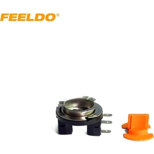 FEELDO 2Pcs Car H15 DIT LED Bulb Socket For Fog Daytime Running Light Harness Wire Plug Connector #AM1114