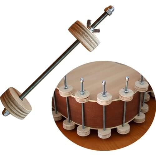 Guitar Bass Body Assembly Clip Homemade Guitar Body Tools Wood And Iron Small Ball Fixture Making Tools