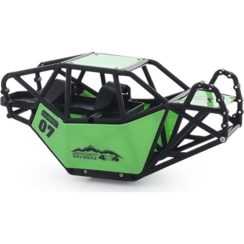 Off-Road Vehicle Parts Nylon Plastic pipe Roll Cage Body Chassis KIT for 1/10 RC Crawler Car Axial SCX10 II 90046 DIY Part