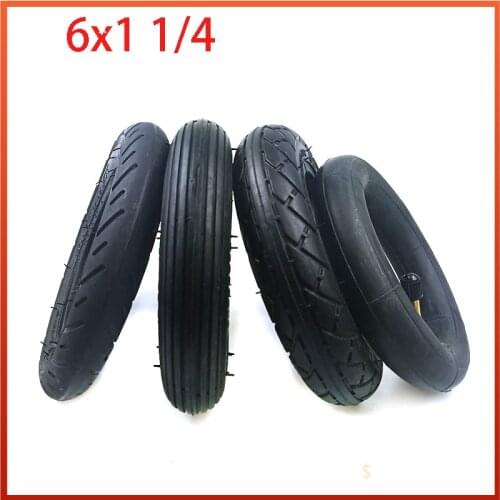 High quality wheel tire 6X1 1 / 4 wheel tire electric scooter inner tube 6 inch inflatable Mini surfer scooter tire