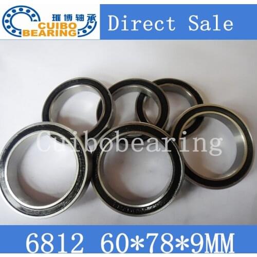 High quality miniature deep groove ball bearing 6812 2RS 61812 2RS 6812 bearing 60*78*10 mm 4pcs/lot