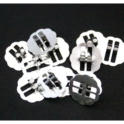 20PCS Wood Candle Wicks Base Clip Iron Candles Making DIY for Wicks Materials Holder Stand Sustainers Durable Handmade Kit