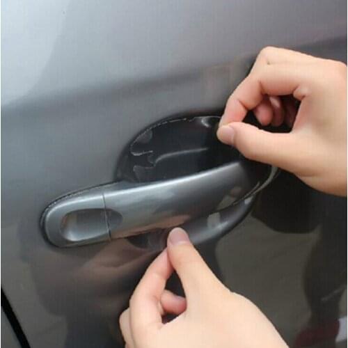2018 NEW Car door handle stickers protector film for Geely SC7 MK CK Cross Gleagle SC7 Englon SC3 SC5 SC6 SC7 Panda