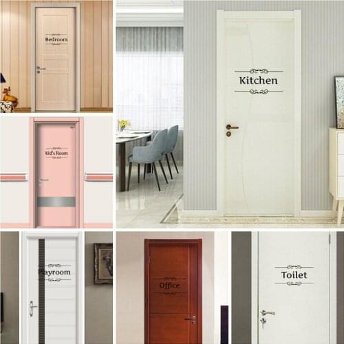 7 Styles New Features Room Wall Sticker Bedroom Playroom Kitchen Office Kids Room Character Sticker Home Decoration PVC Poster