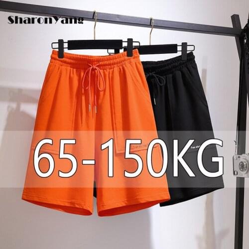 Large Size High Waist Shorts Women Casual Harajuku Straight Summer Shorts for Joggers Women Sport Shorts for Running Plus Size